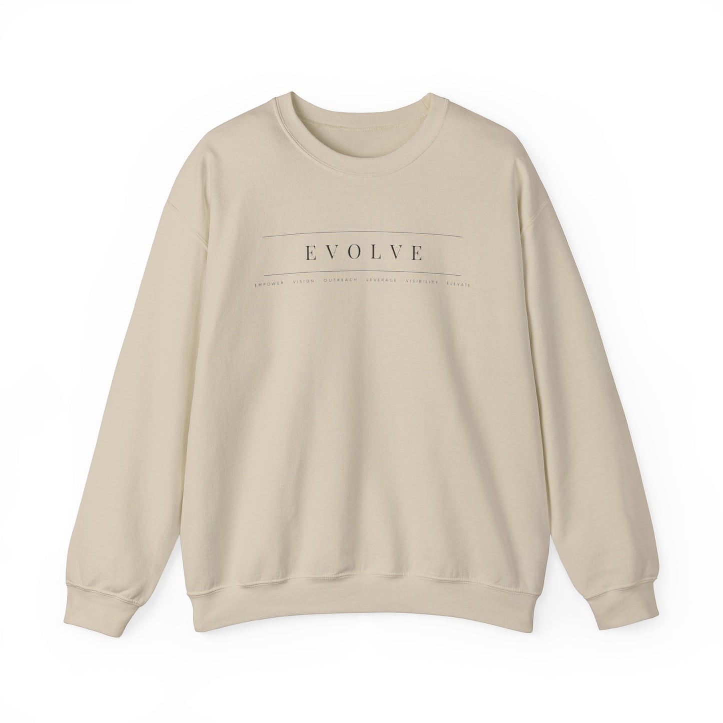 Evolve Sweatshirt White/Tan
