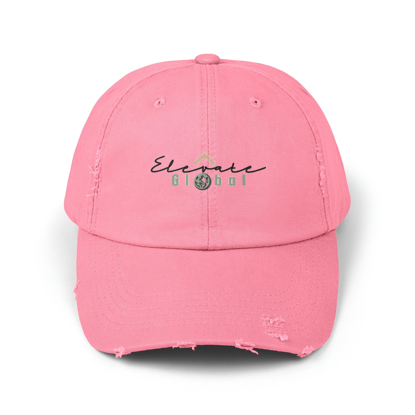 Elevate Global Unisex Distressed Cap