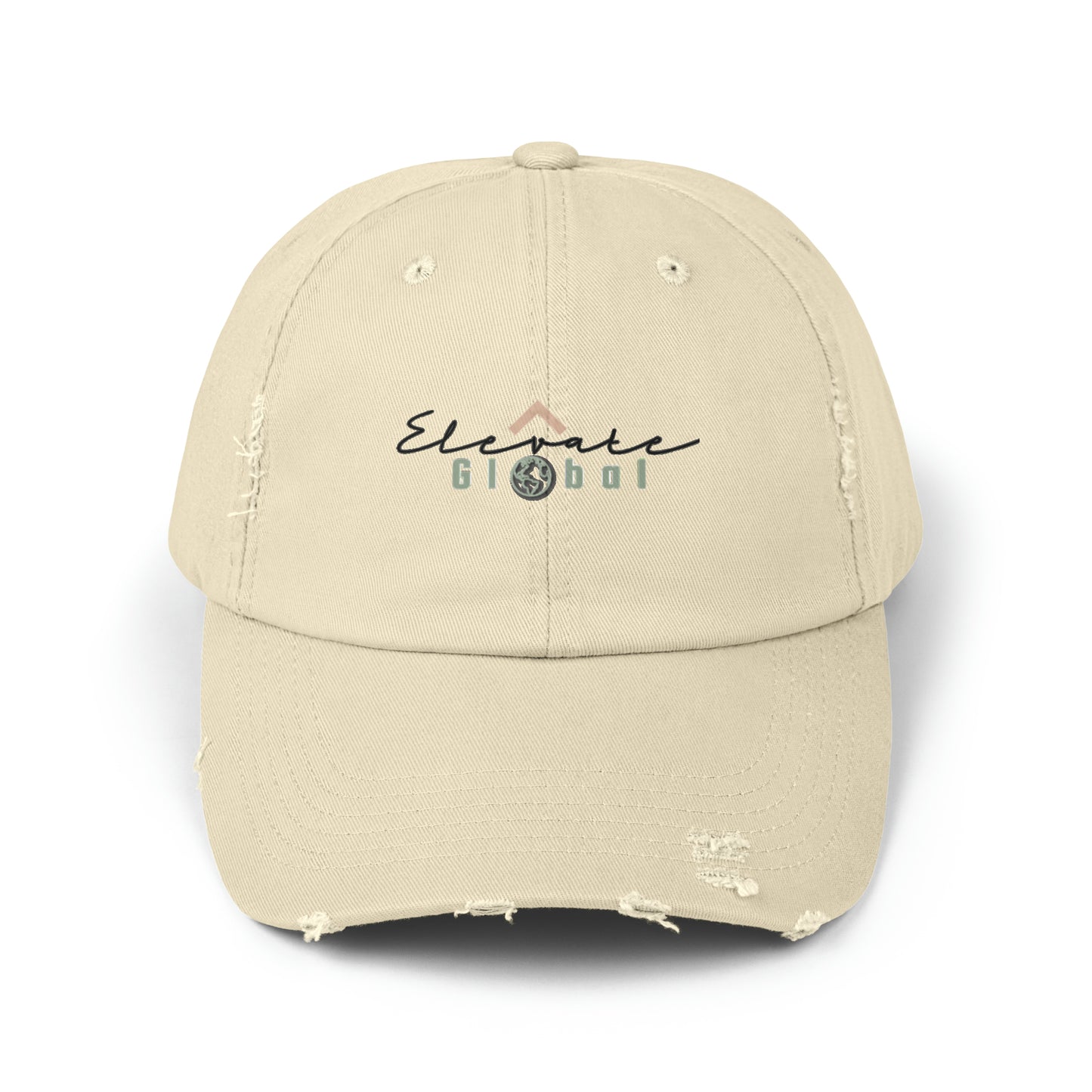 Elevate Global Unisex Distressed Cap