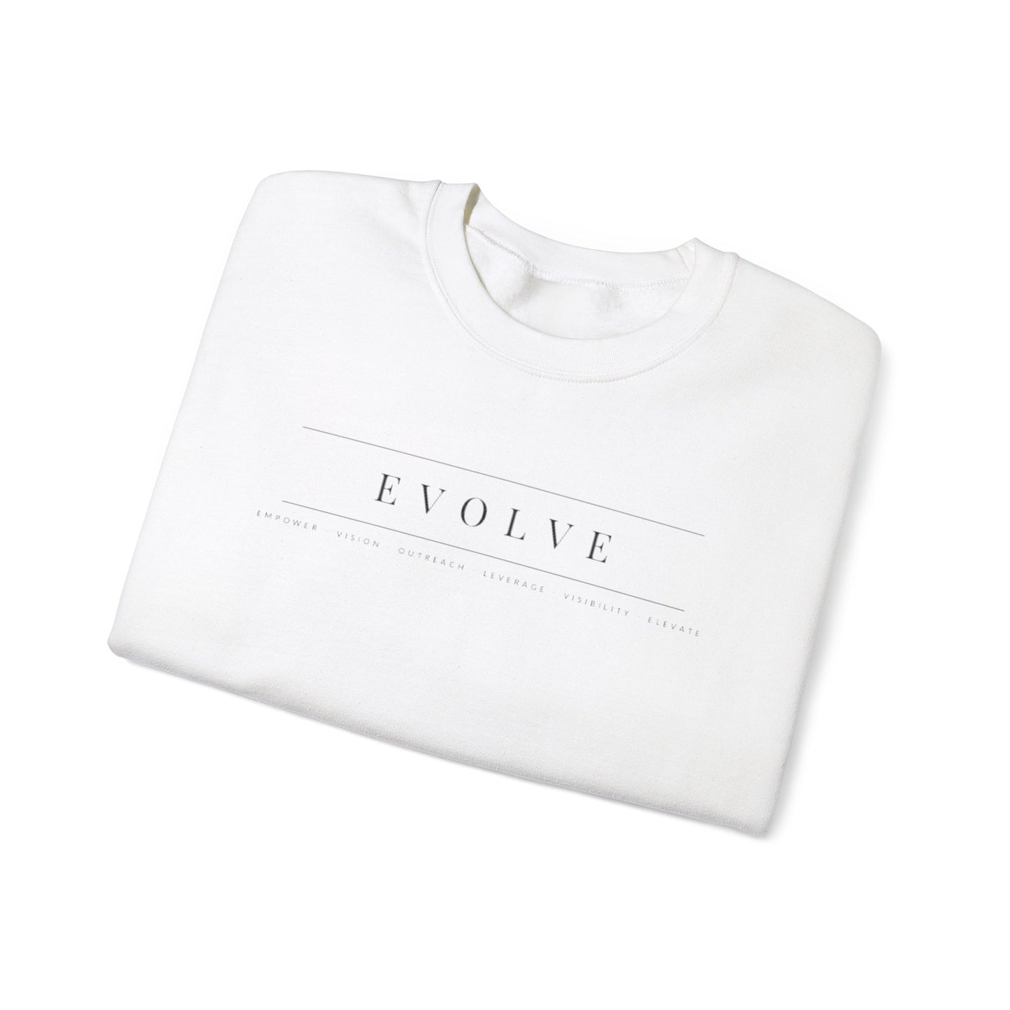 Evolve Sweatshirt White/Tan