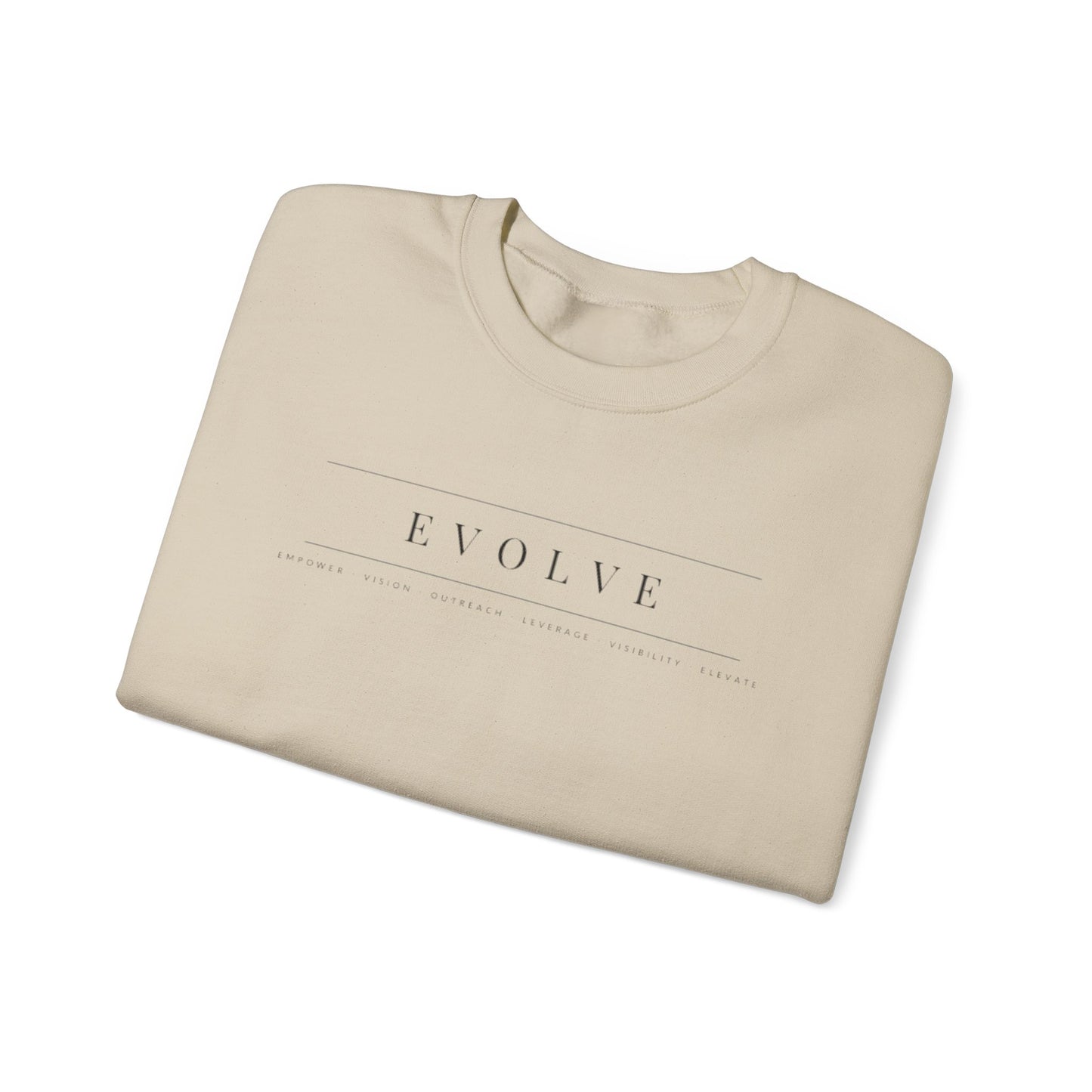 Evolve Sweatshirt White/Tan