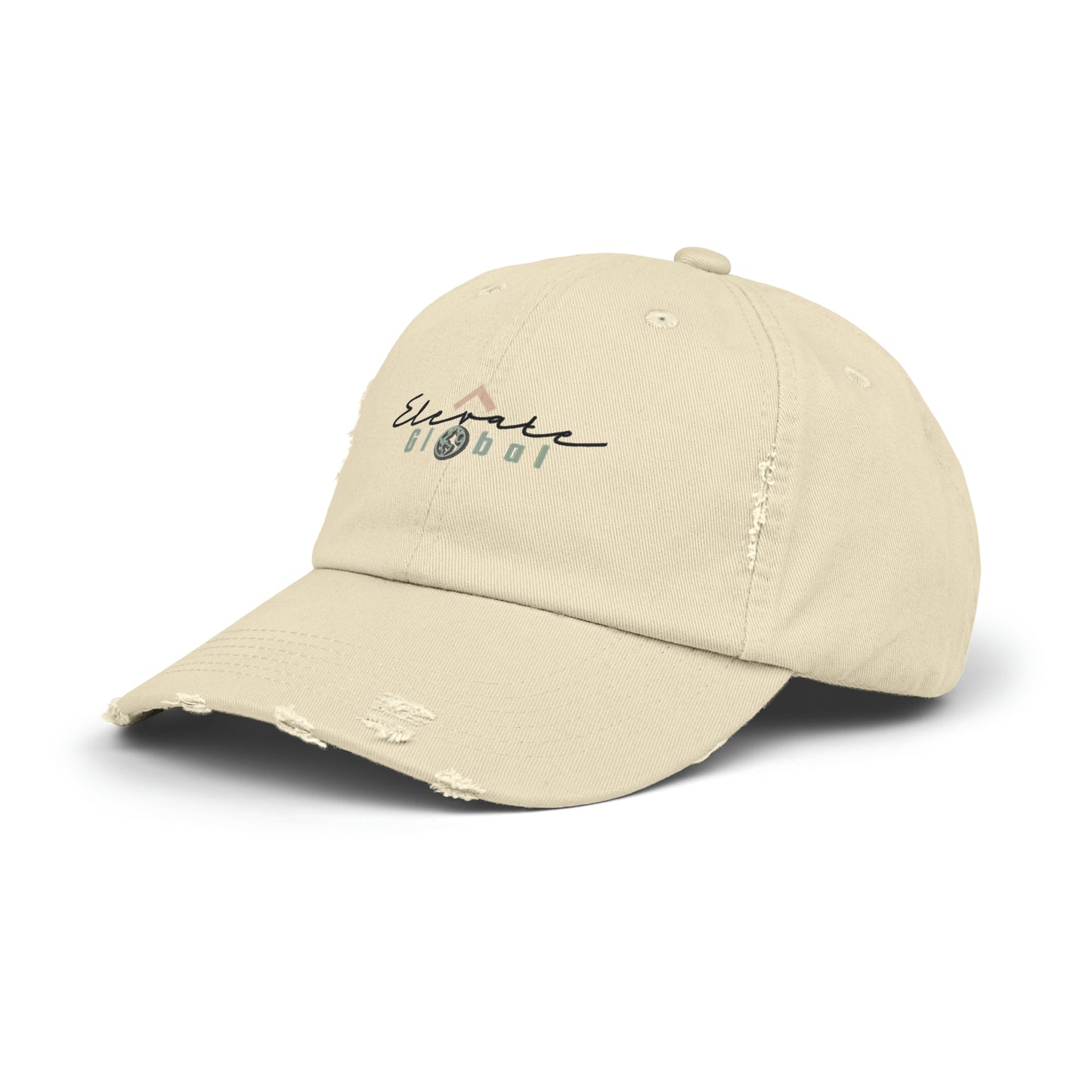 Elevate Global Unisex Distressed Cap