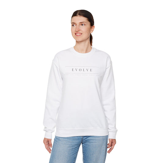 Evolve Sweatshirt White/Tan